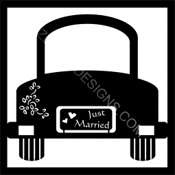 Just Married Car